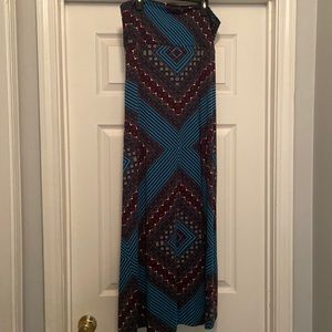 Mossimo Supply Co Multi Colored Maxi Skirt